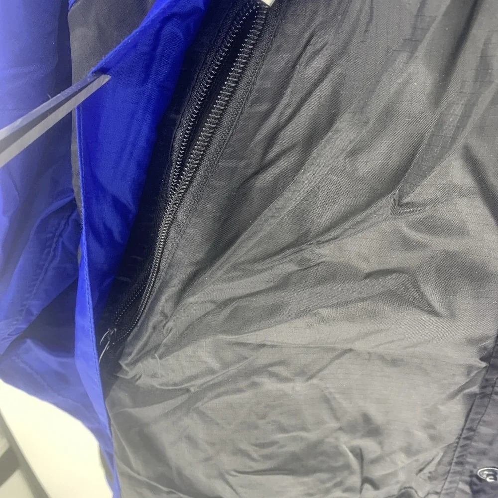 Stearns Dry Wear Water Proof Fishing Jacket Boating Cinch Waist BlueBlack Medium